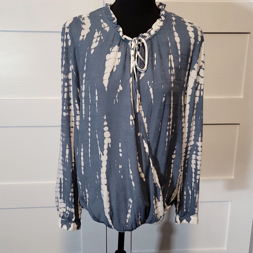 EUC KNOX ROSE FAUX WRAP TOP